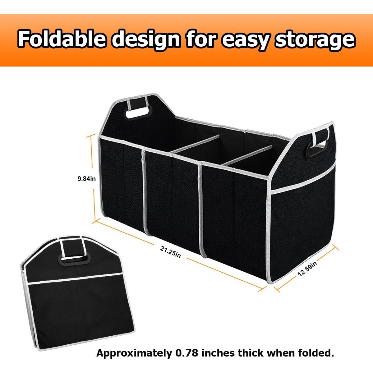 Organizador de Maletero Osilly Plegable 54x33x32.5cm Negro