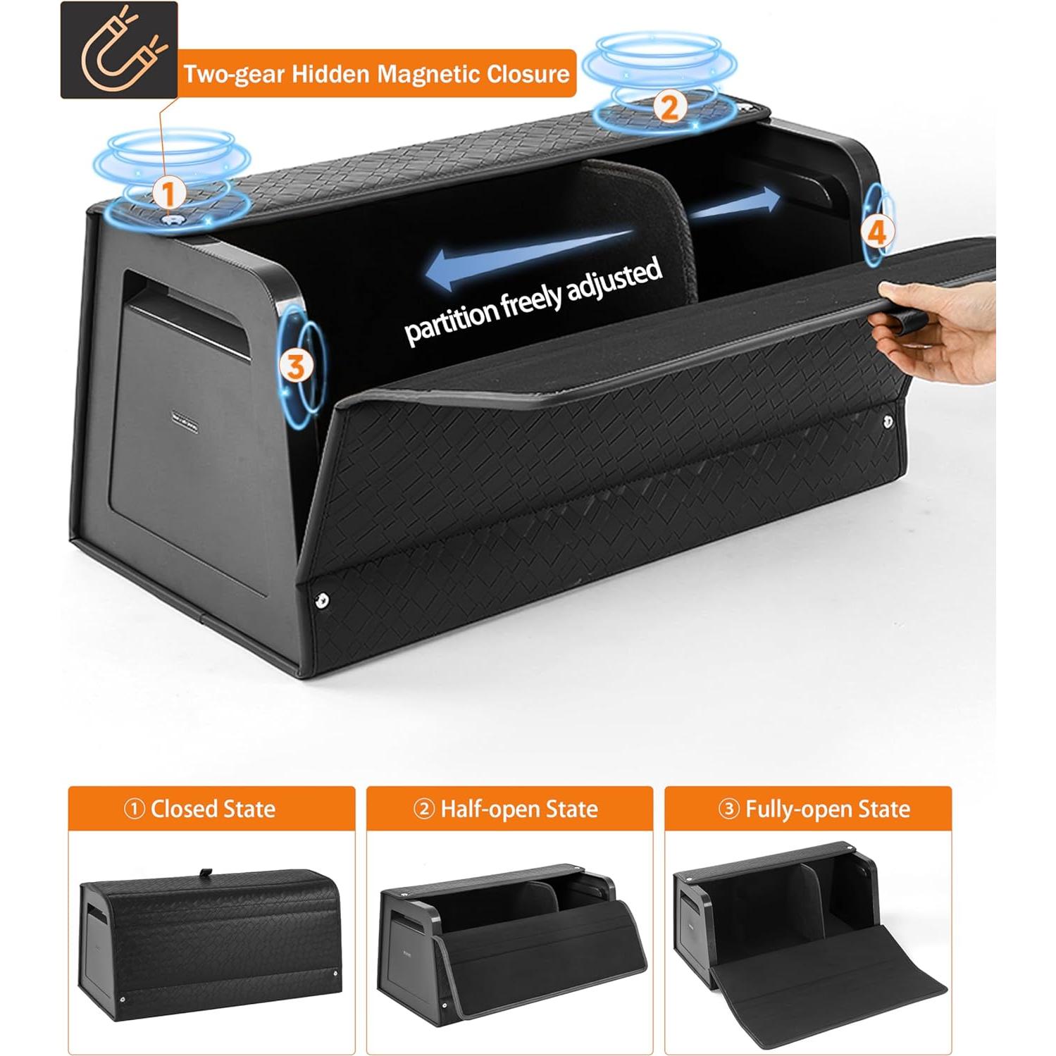 Organizador de Maletero POKSRI para SUV - Cuero Sintético 2K