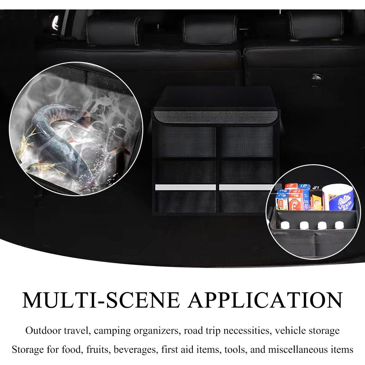 Organizador de Maletero SHMZK 28L Plegable Impermeable Negro