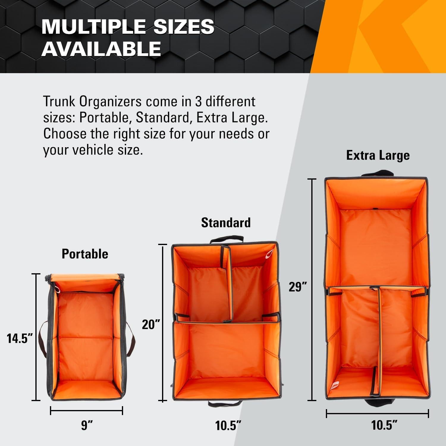 Organizador de Maletero KEEPER Estándar 48L Plegable Antideslizante