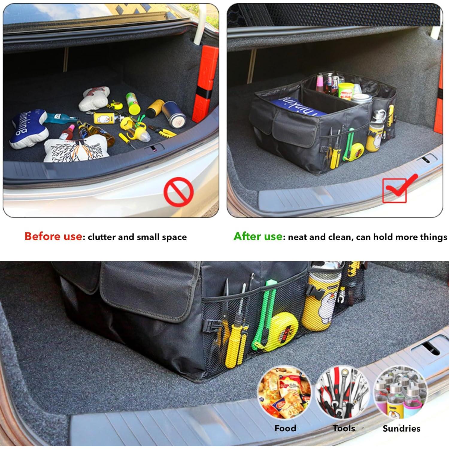 Organizador de Maletero Plegable GCFTIFF 52L Negro