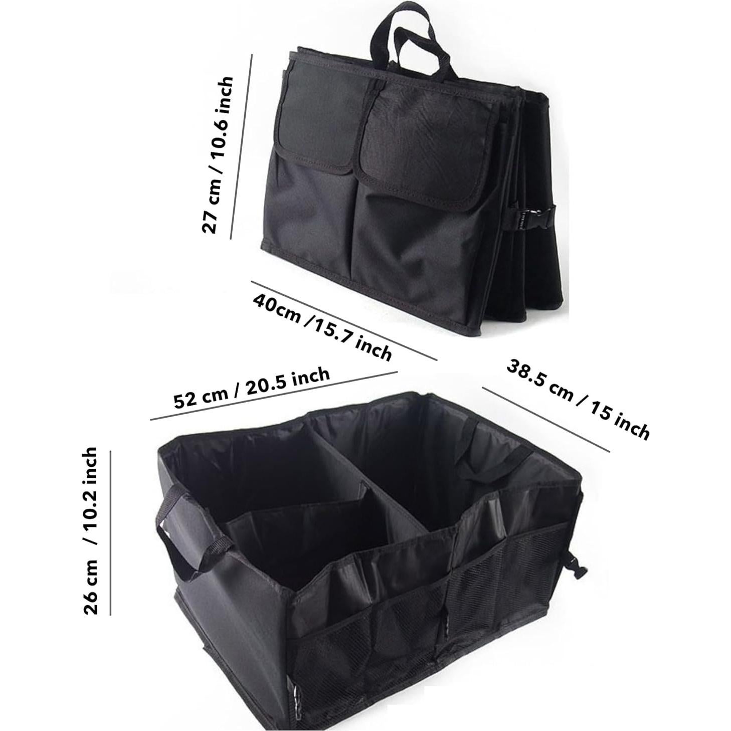 Organizador de Maletero Plegable GCFTIFF 52L Negro