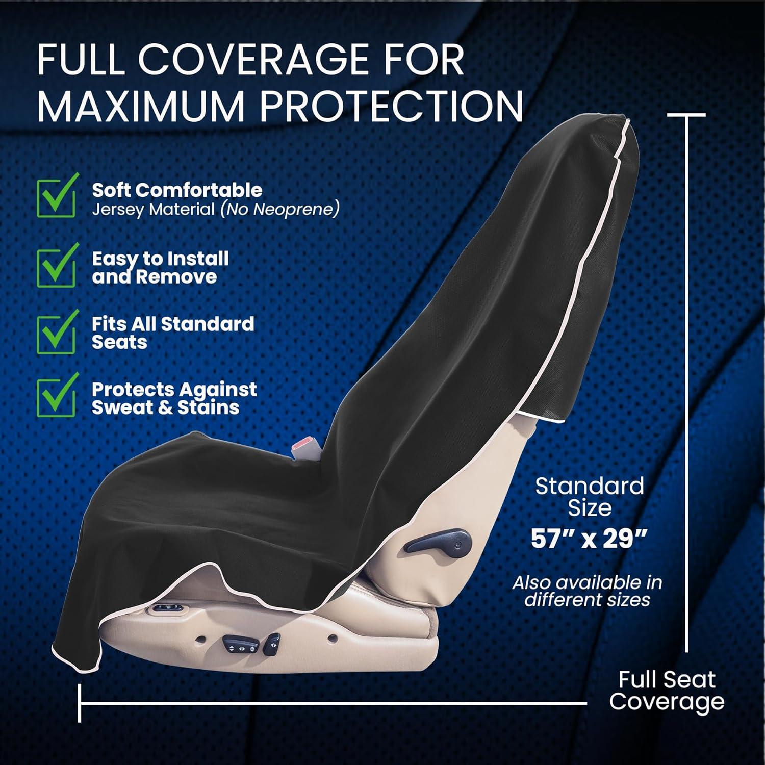 Funda de Asiento Impermeable Dri Seats - Grande Negra