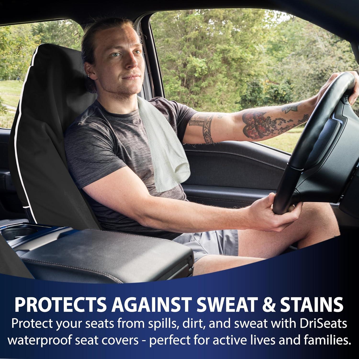 Funda de Asiento Impermeable Dri Seats - Grande Negra