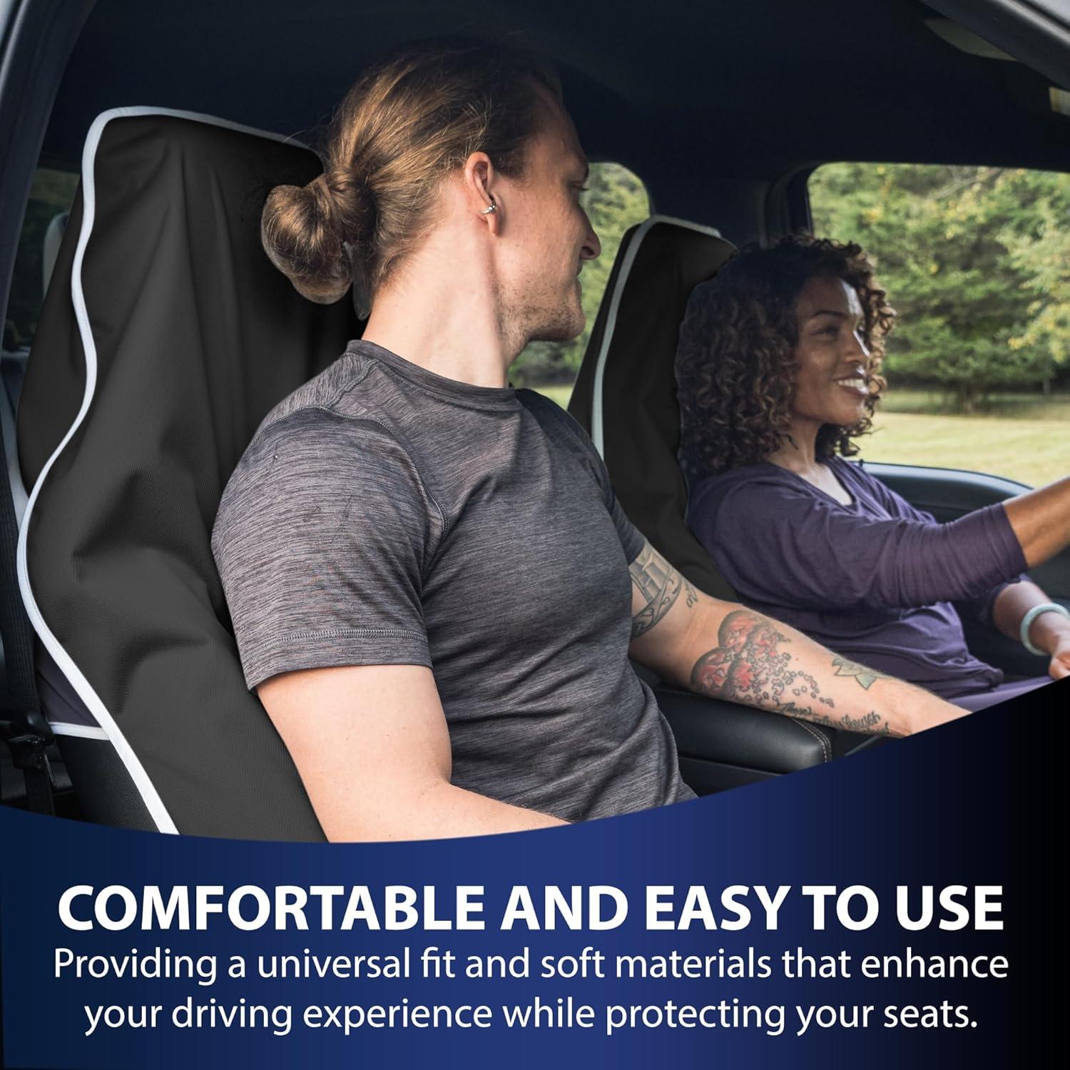 Funda de Asiento Impermeable Dri Seats - Grande Negra