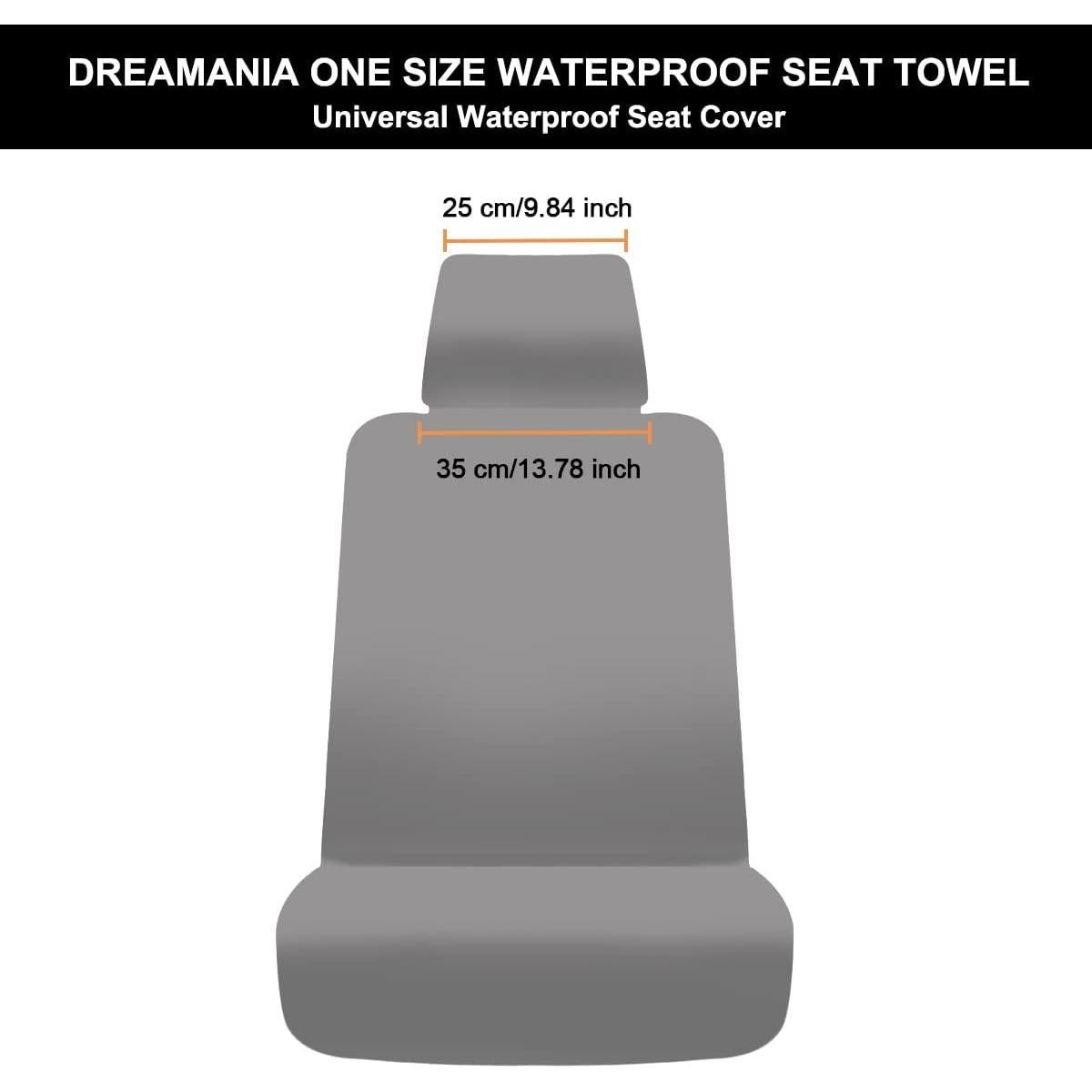 Funda de Asiento Impermeable Dreamania DRSP-002 Negra 2 Pcs