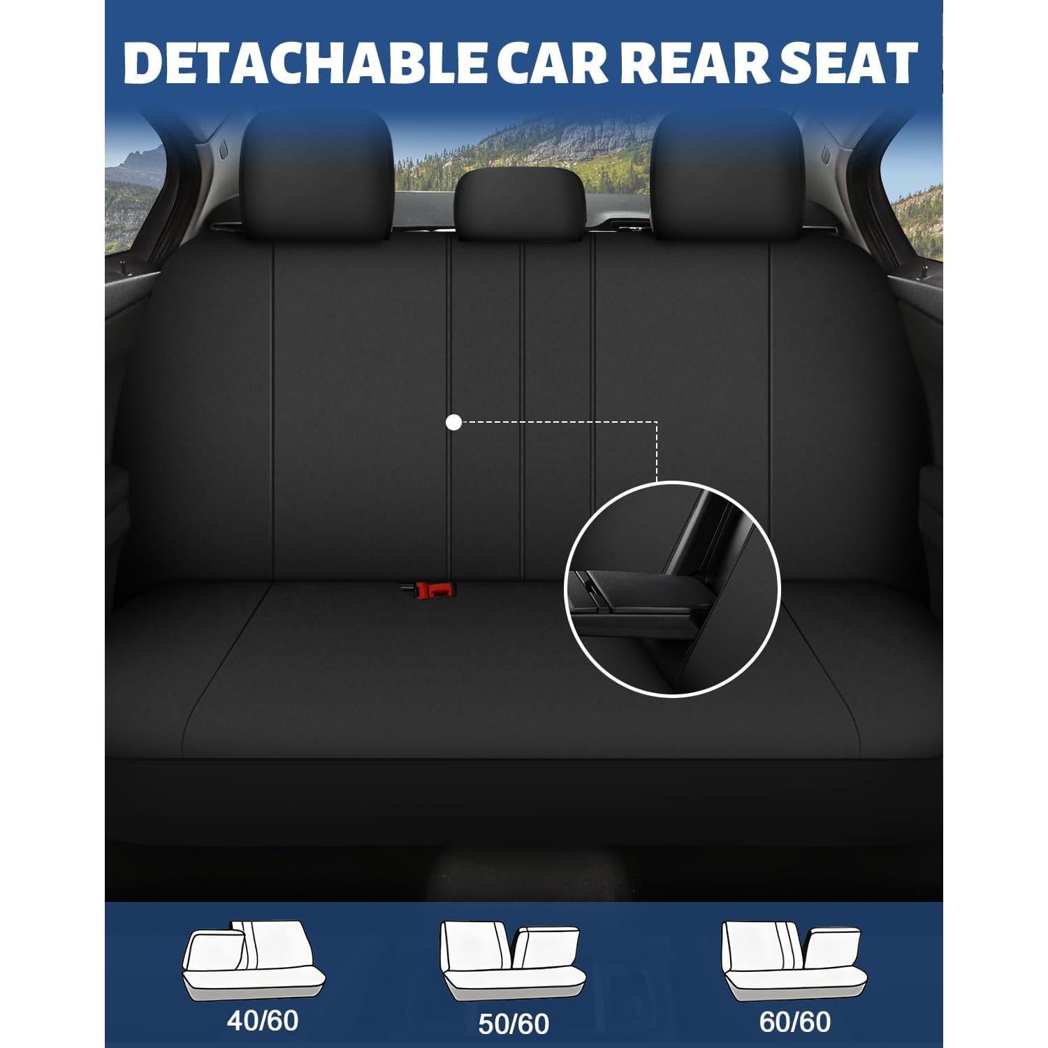 Fundas de Asiento de Coche Impermeables Sino Salected - Ajuste Universal
