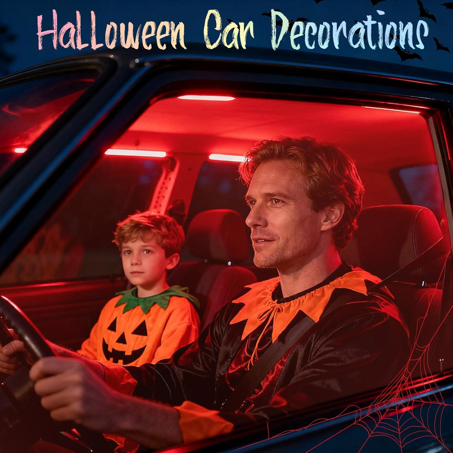 Luces LED de Interior para Coche BFXM, Tira USB Impermeable