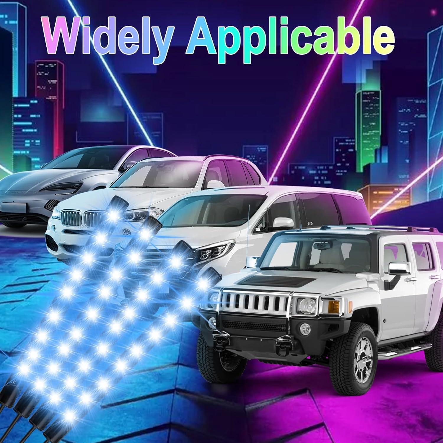 Luces LED de Interior para Coche BFXM, Tira USB Impermeable