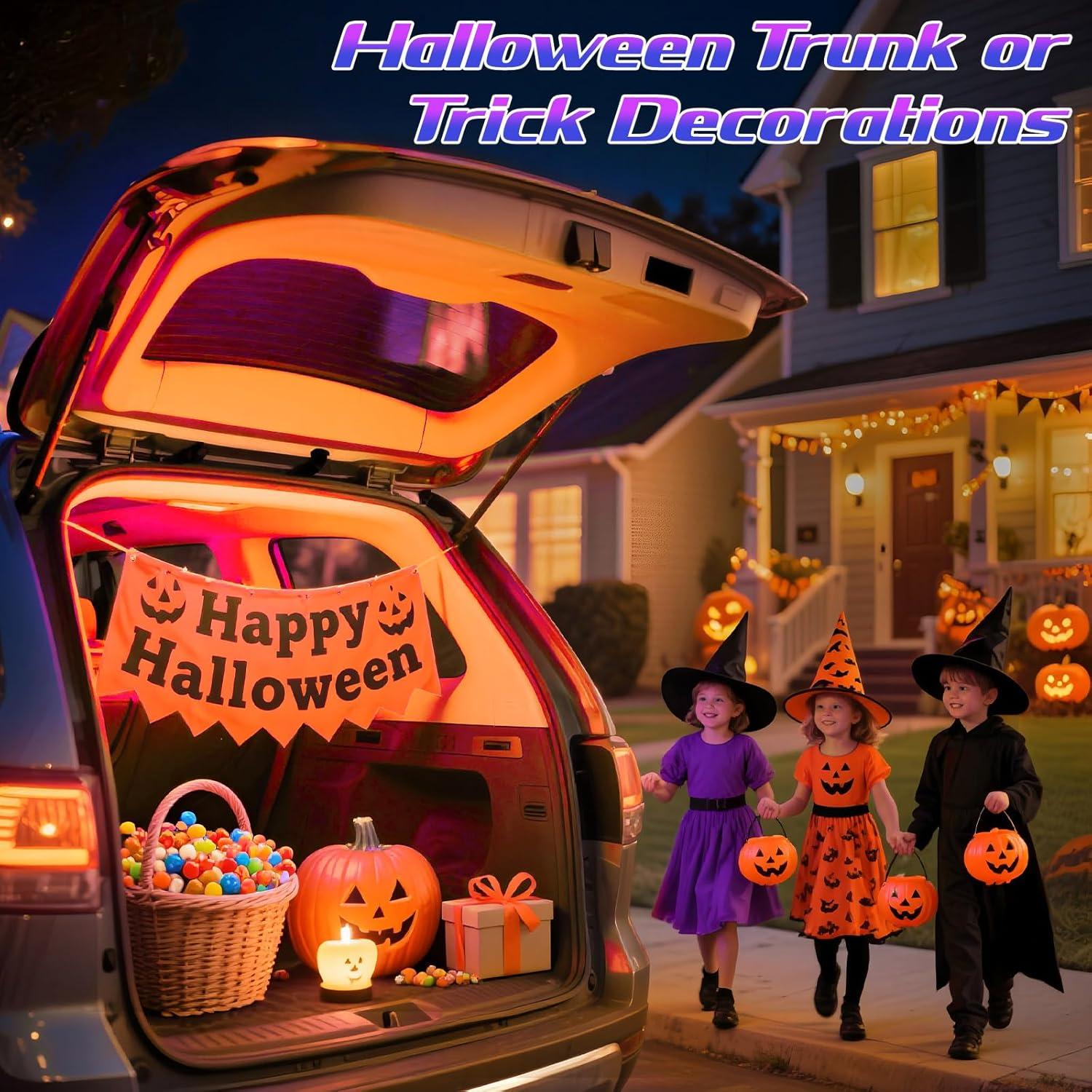 Luces LED Winzwon RGB para Coche Interior, Control APP 12V