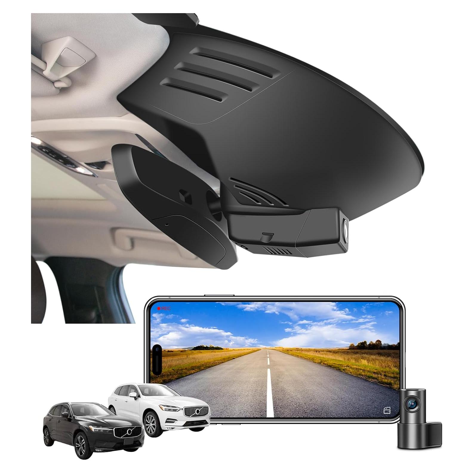 Cámara Dash 4K Delantera y 1080P Trasera Mangoal XC60 2018-2021