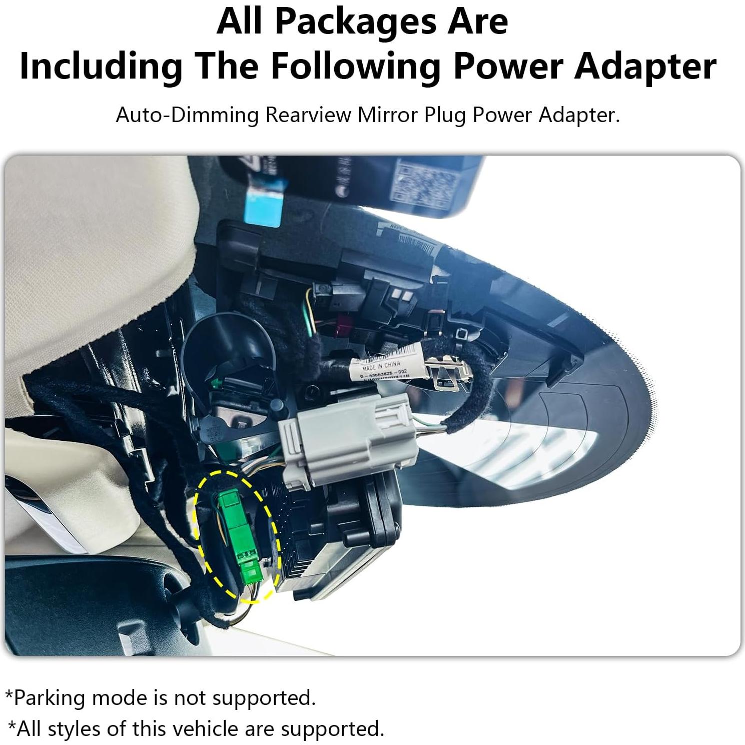 Cámara Dash 4K Delantera y 1080P Trasera Mangoal XC60 2018-2021