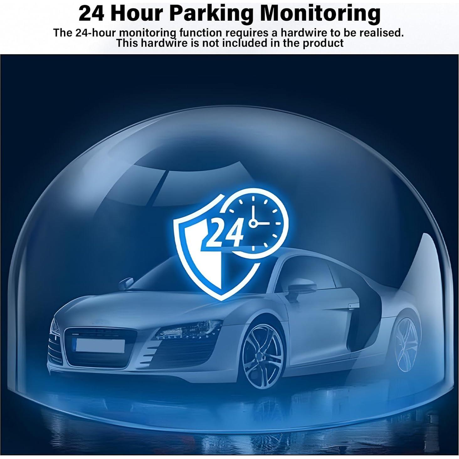 Cámara de Salpicadero Dual UNITOPSCI 4K + 1080P WiFi