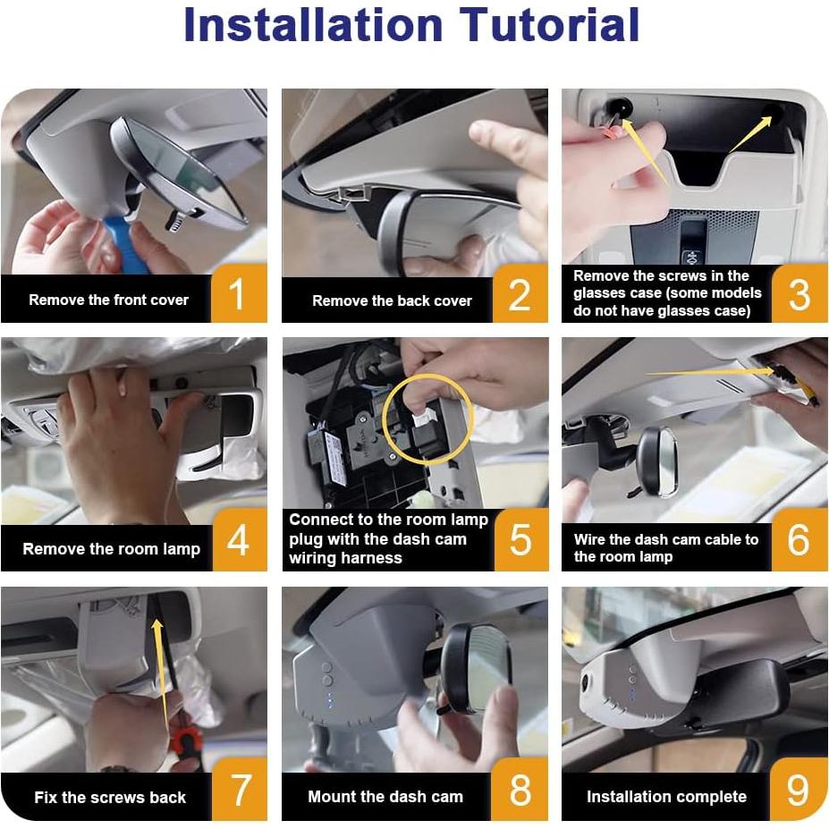 Cámara de Salpicadero Fitcamx 4K Delantera + 1080P Trasera para Honda HR-V 2023-2025