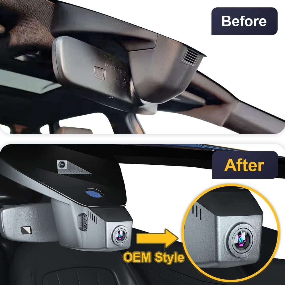 Cámara de Salpicadero Fitcamx 4K Frontal + 1080P Trasera para Volkswagen Atlas 2018-2025