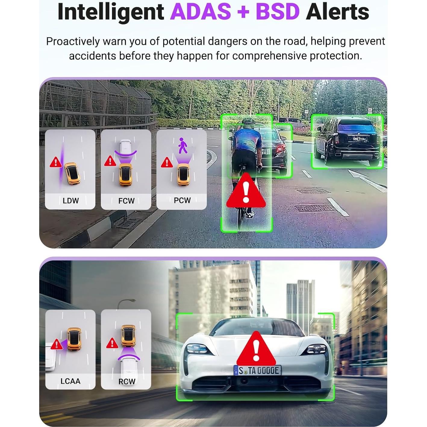 Cámara de Salpicadero Vantrue S1 Pro Max 4K Doble 2160P GPS
