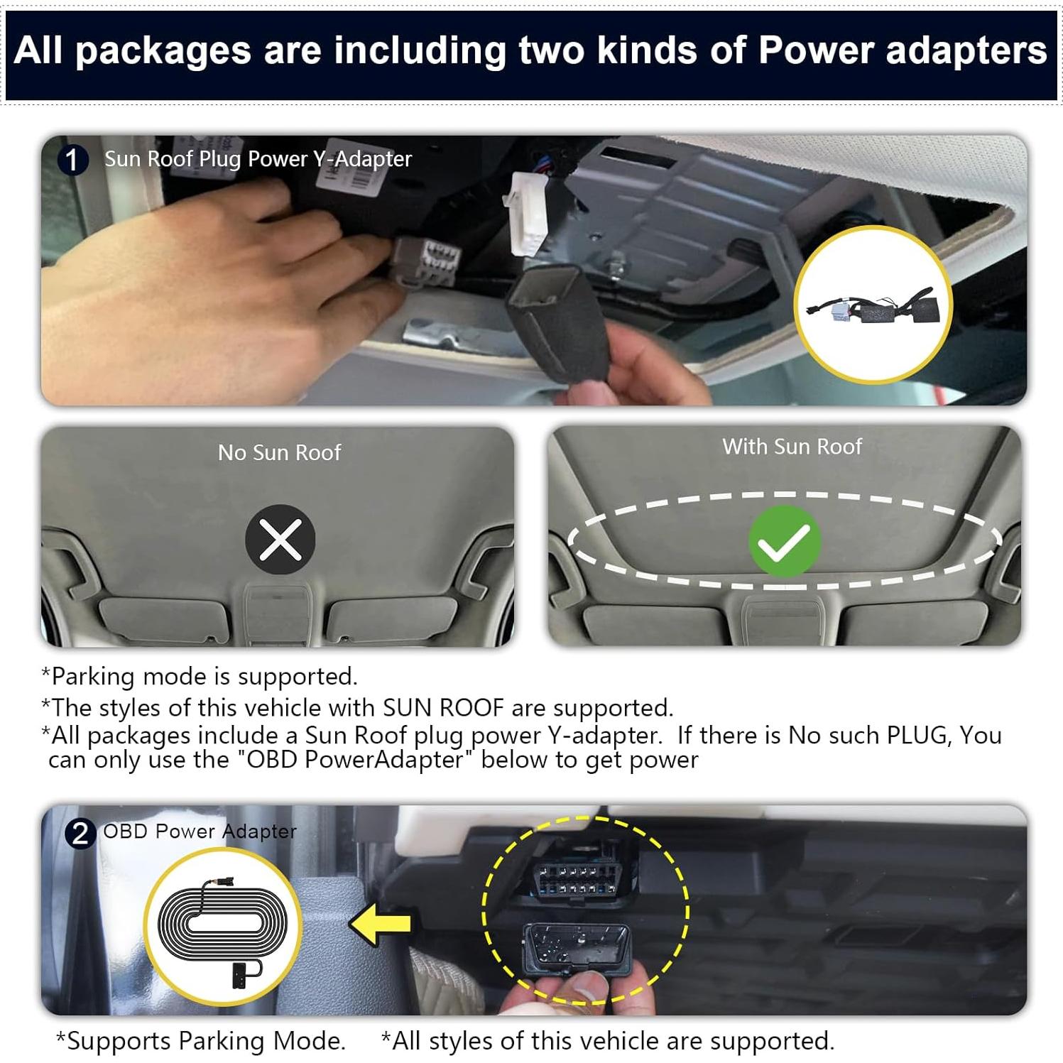 Cámara Dash 4K Delantera y 1080P Trasera Mangoal para Mazda