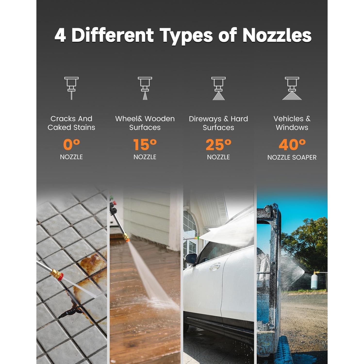 Lavadora a Presión Giraffe Tools G30 1800W 2900 PSI 30.48m