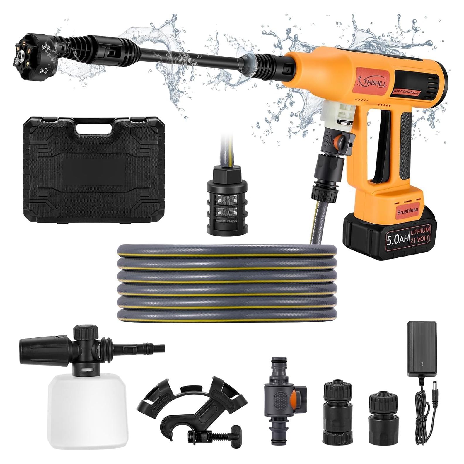 Lavadora a Presión Inalámbrica This Hill 1060 PSI 10.6 LPM