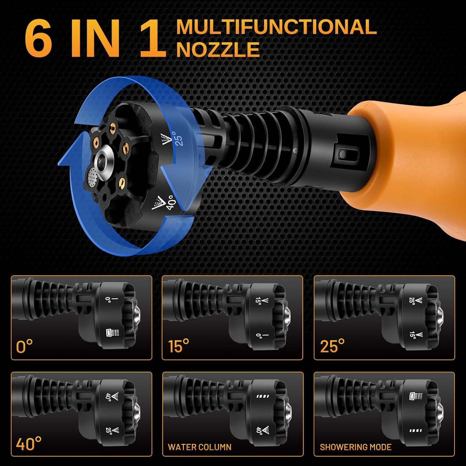 Lavadora a Presión Inalámbrica This Hill 1060 PSI 10.6 LPM