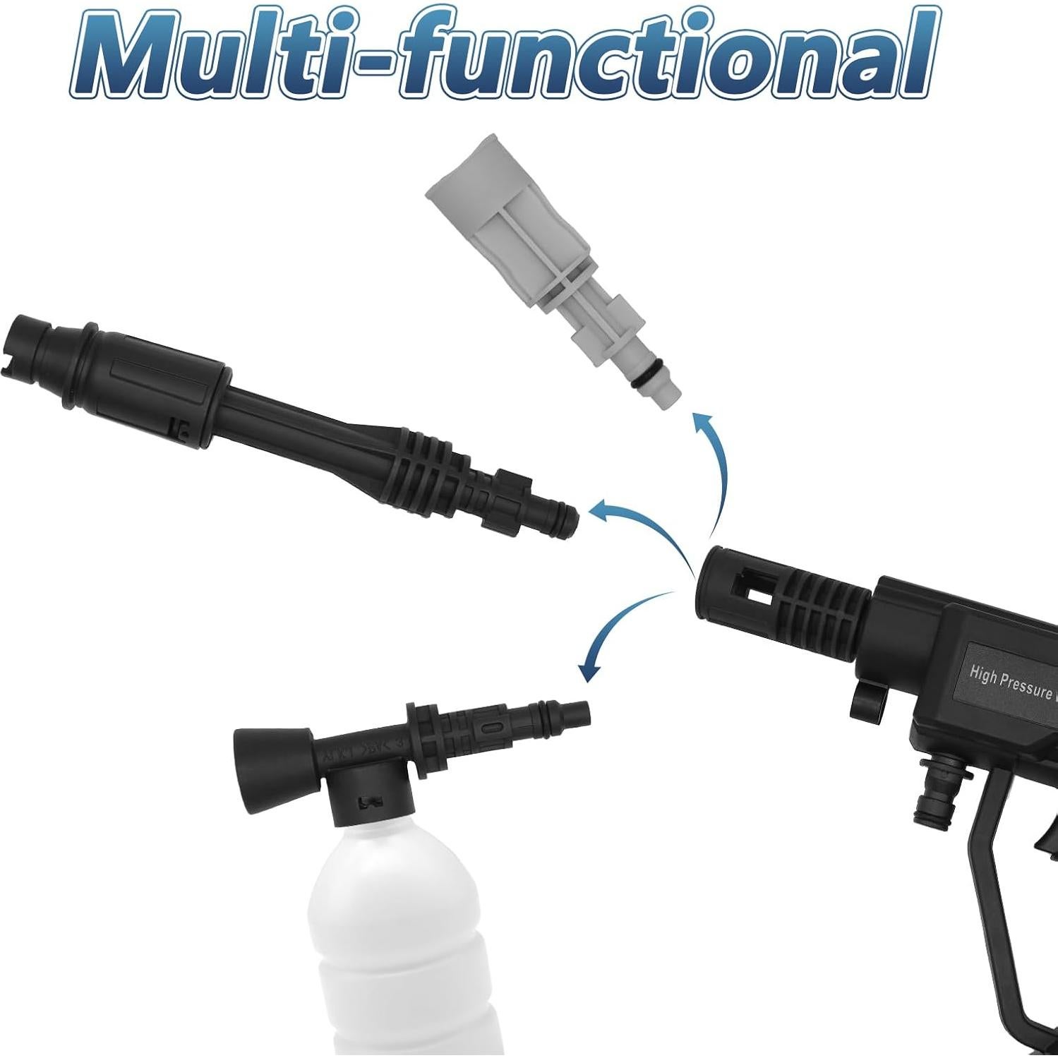 Limpiadora a Presión Inalámbrica DERASL 21V 652 PSI 5m