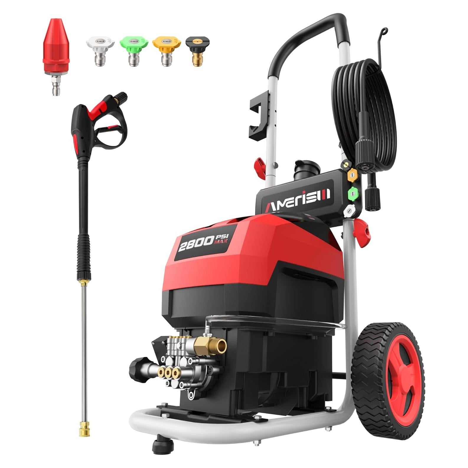 Limpiadora a Presión Eléctrica AMERISUN 2800 PSI 2.0 GPM
