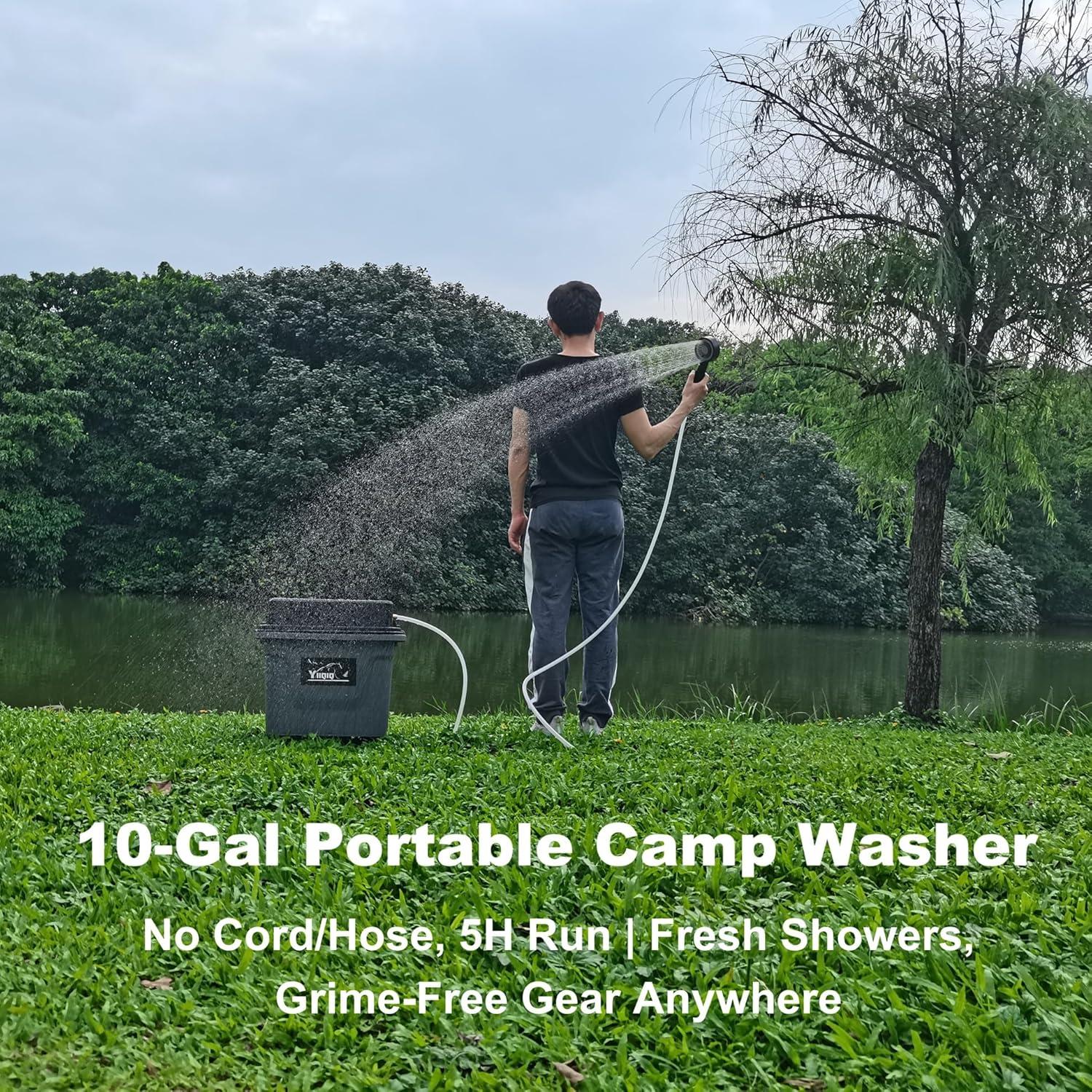 Lavadora de Presión Inalámbrica YIIQIQ 10 Galones 330 PSI