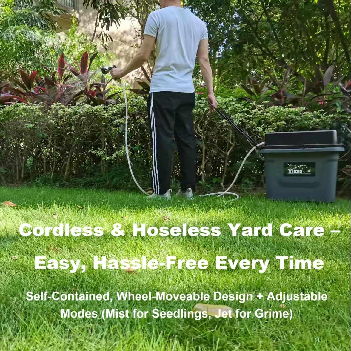 Lavadora de Presión Inalámbrica YIIQIQ 10 Galones 330 PSI