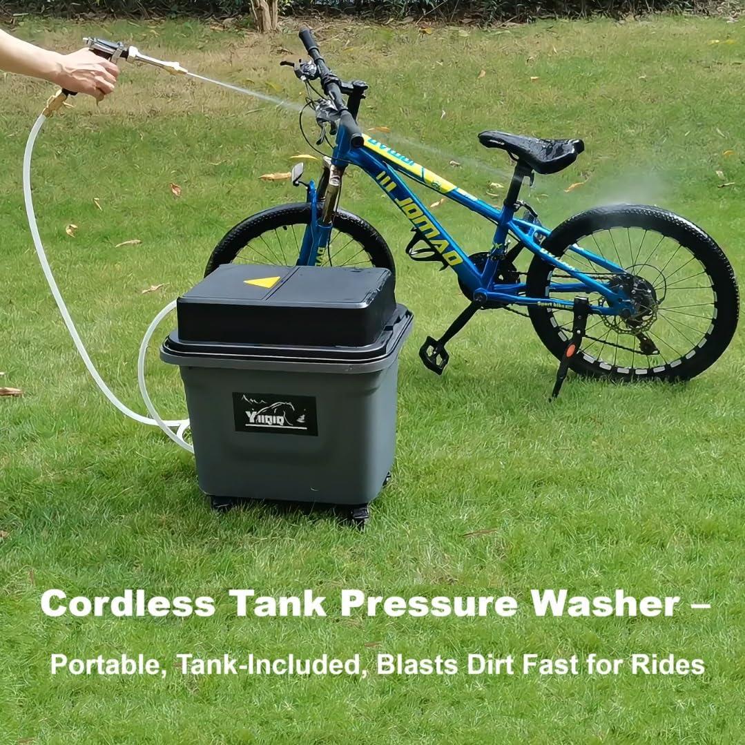 Lavadora de Presión Inalámbrica YIIQIQ 10 Galones 330 PSI
