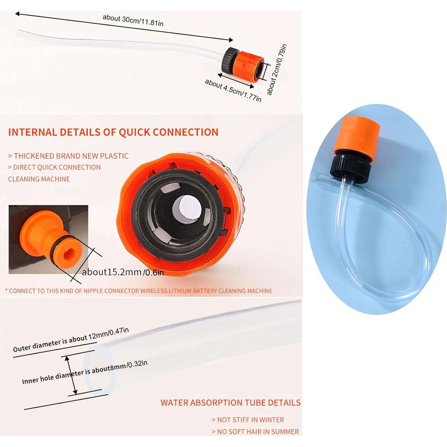 Conector de botella para pistola de lavado NentMent - 2 unidades