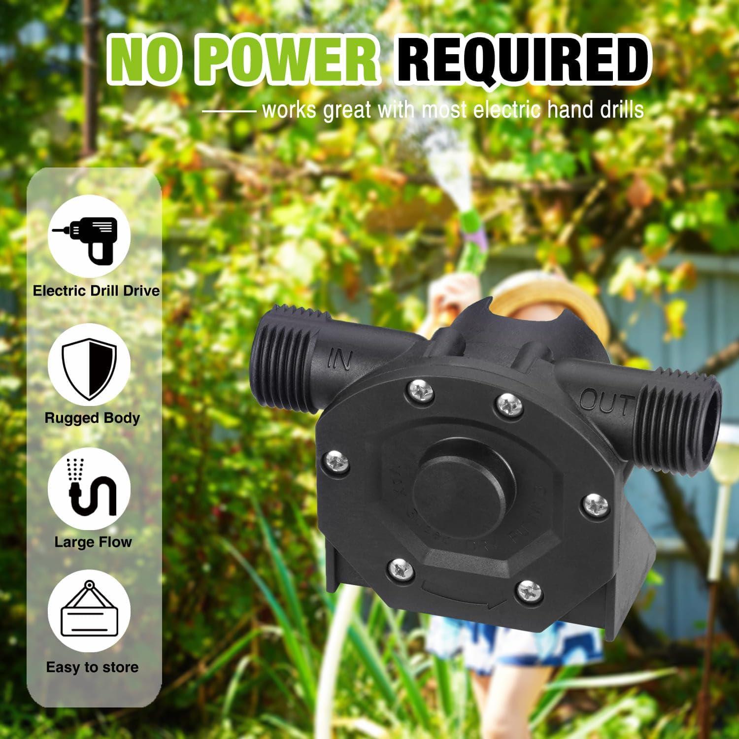 Bomba de Transferencia Manual TRUPOW 0.57 kg para Agua y Aceite