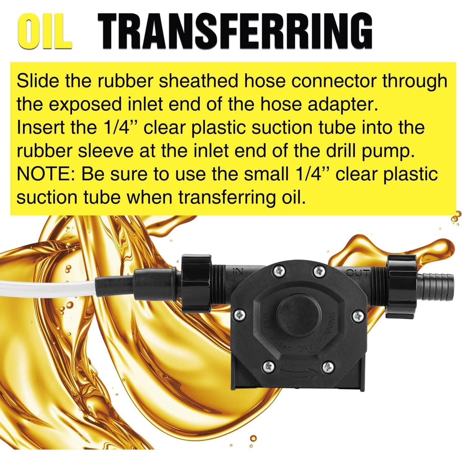 Bomba de Transferencia Manual TRUPOW 0.57 kg para Agua y Aceite