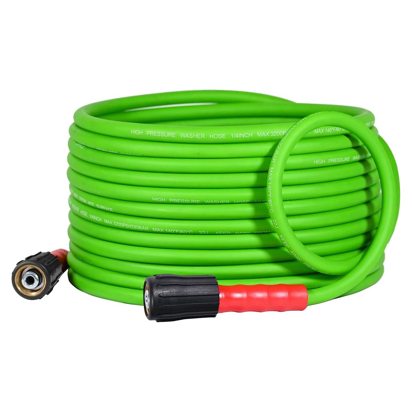 Manguera de Lavadora a Presión YAMATIC 9.14M 220 Bar Verde