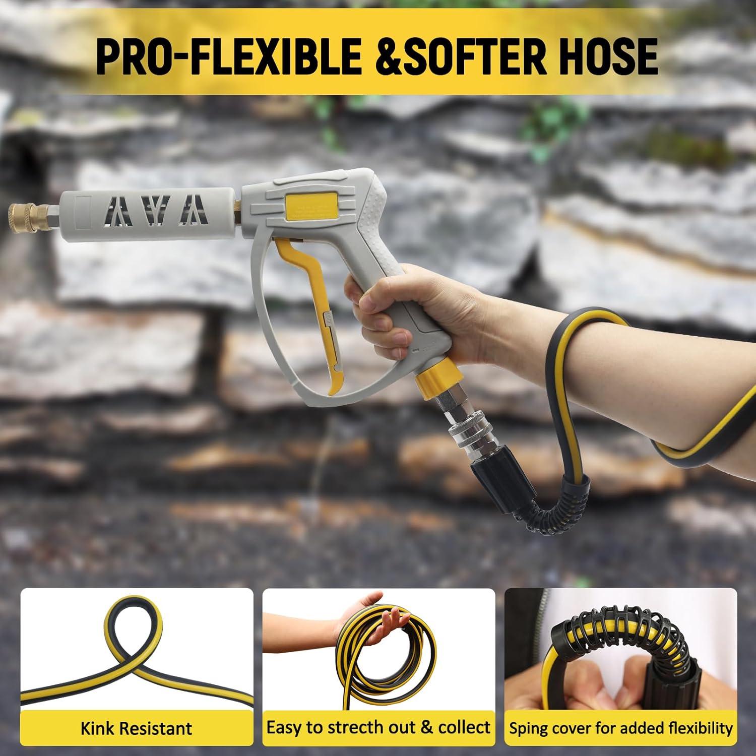 Manguera de Lavadora a Presión TUTULUCK 15.24m PVC Flexible