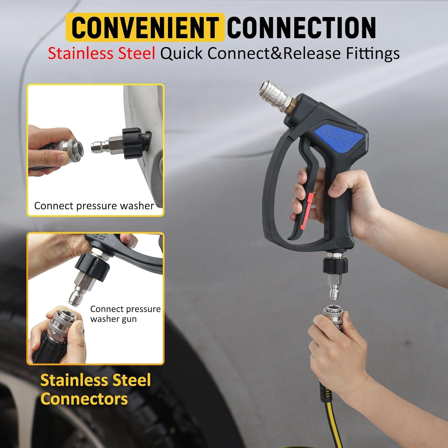 Manguera de Lavadora a Presión TUTULUCK 15.24m PVC Flexible