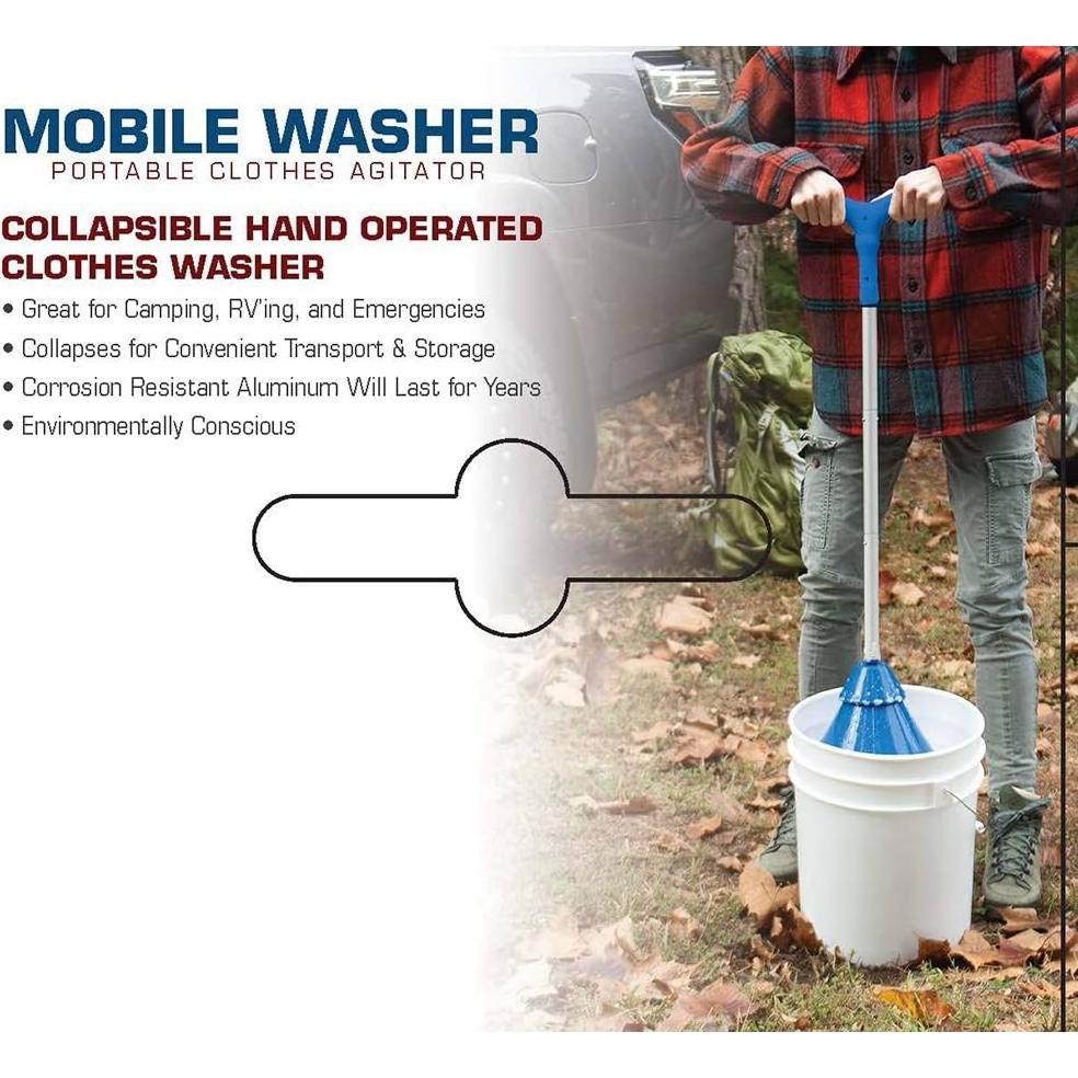 Lavadora Portátil DayOne Gear 5 Galones Azul 0.57 kg