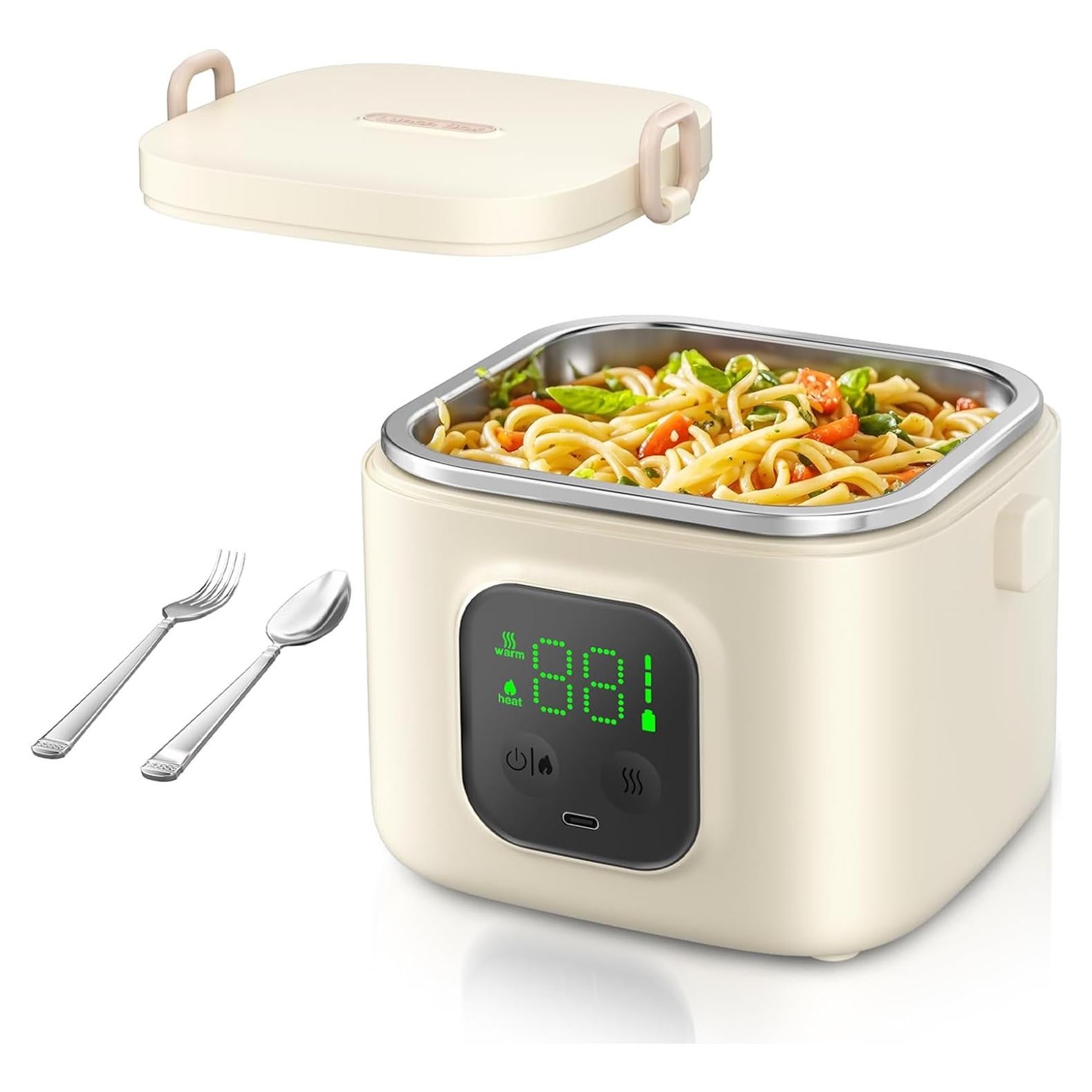 Caja de Almuerzo Eléctrica MODURE 800ml Inalámbrica con Batería