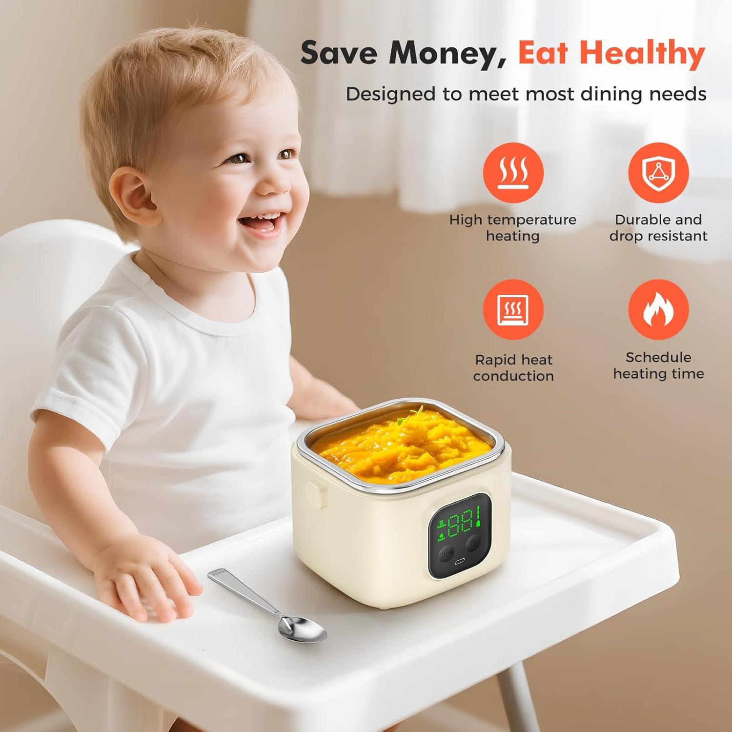 Caja de Almuerzo Eléctrica MODURE 800ml Inalámbrica con Batería