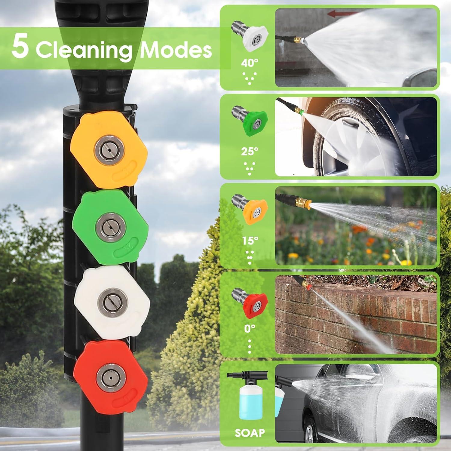 Limpiador a Presión Imdot 5000 PSI 10.6 L/min Verde