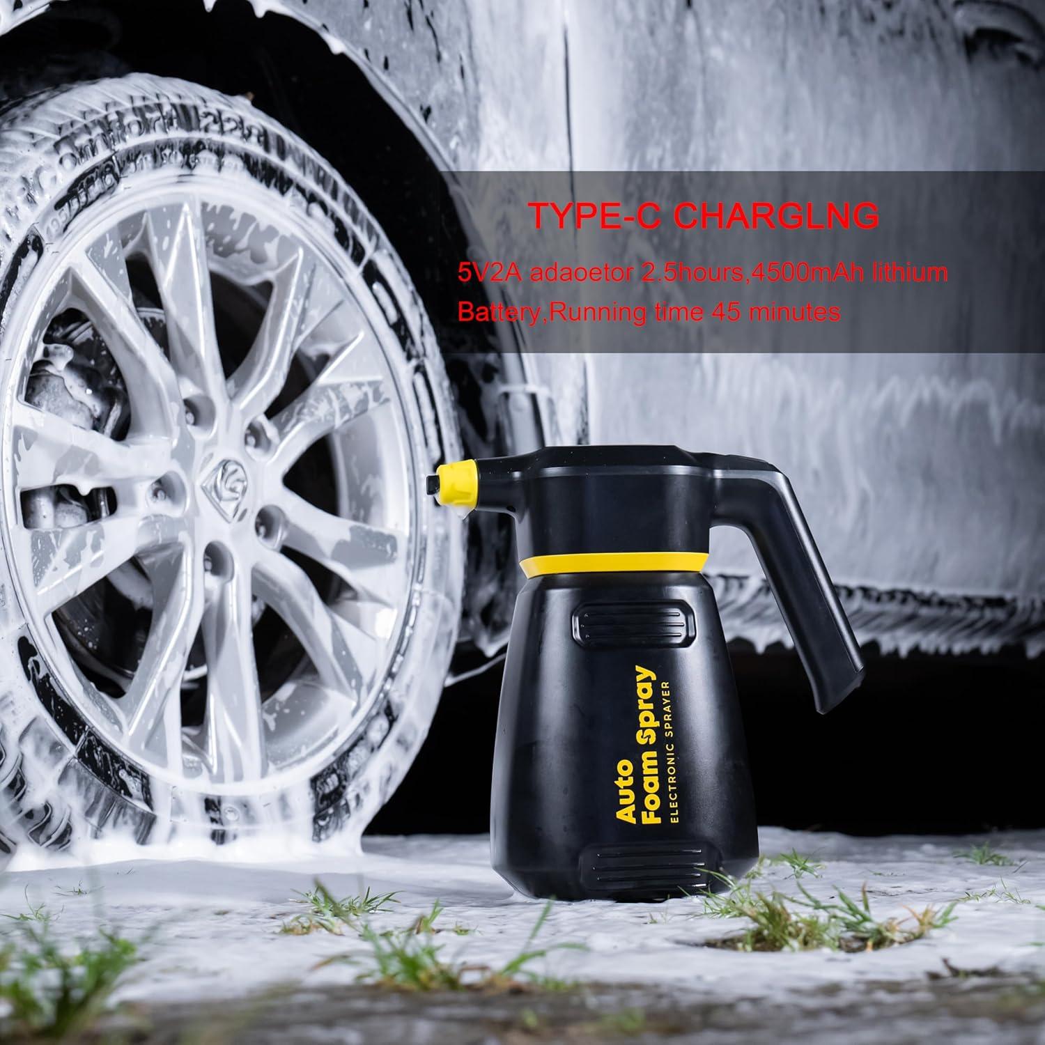 Pulverizador de Espuma Eléctrico Genérico 2L Batería Recargable