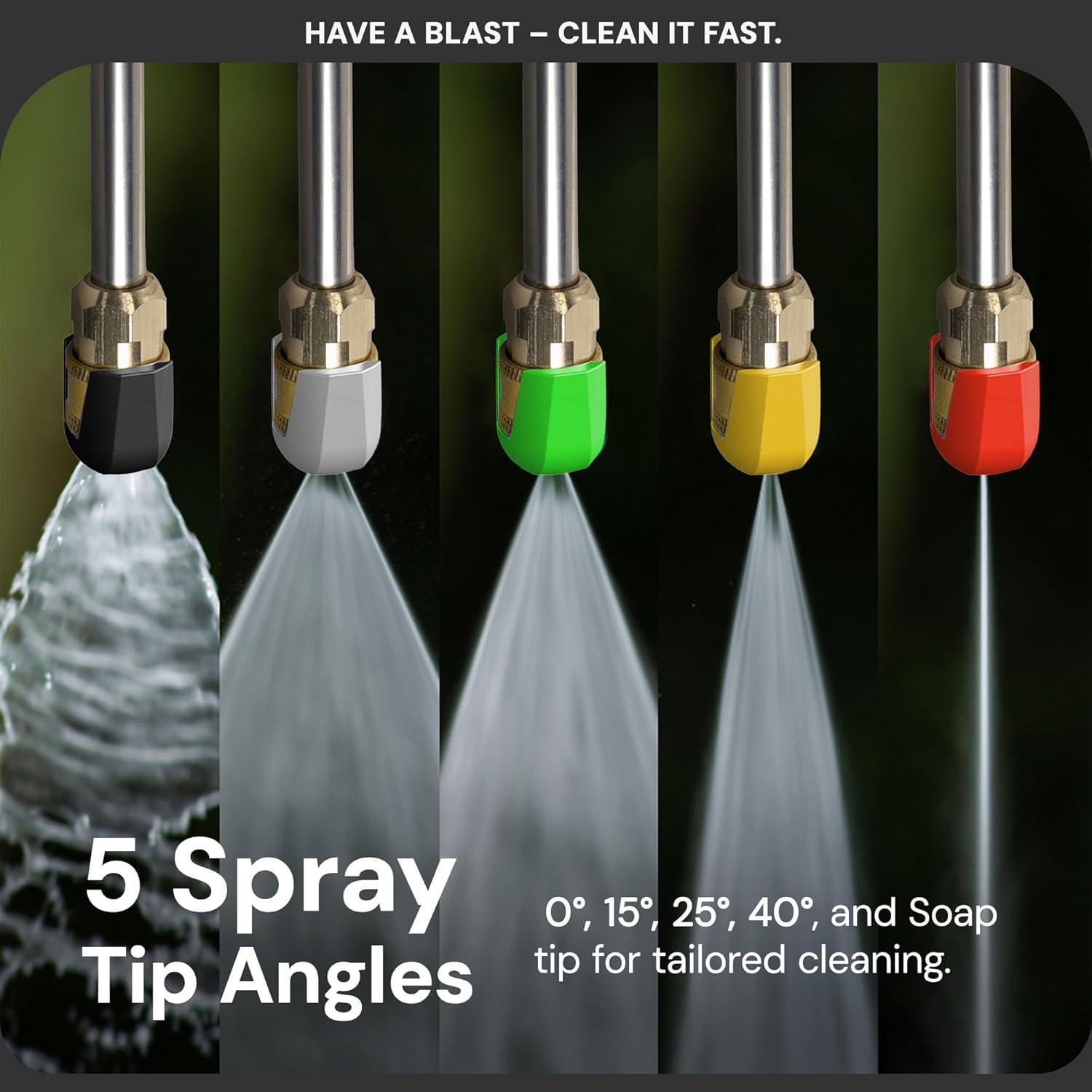 Lavadora a Presión Eléctrica Sun Joe SPX3000 + Juego de 5 Puntas