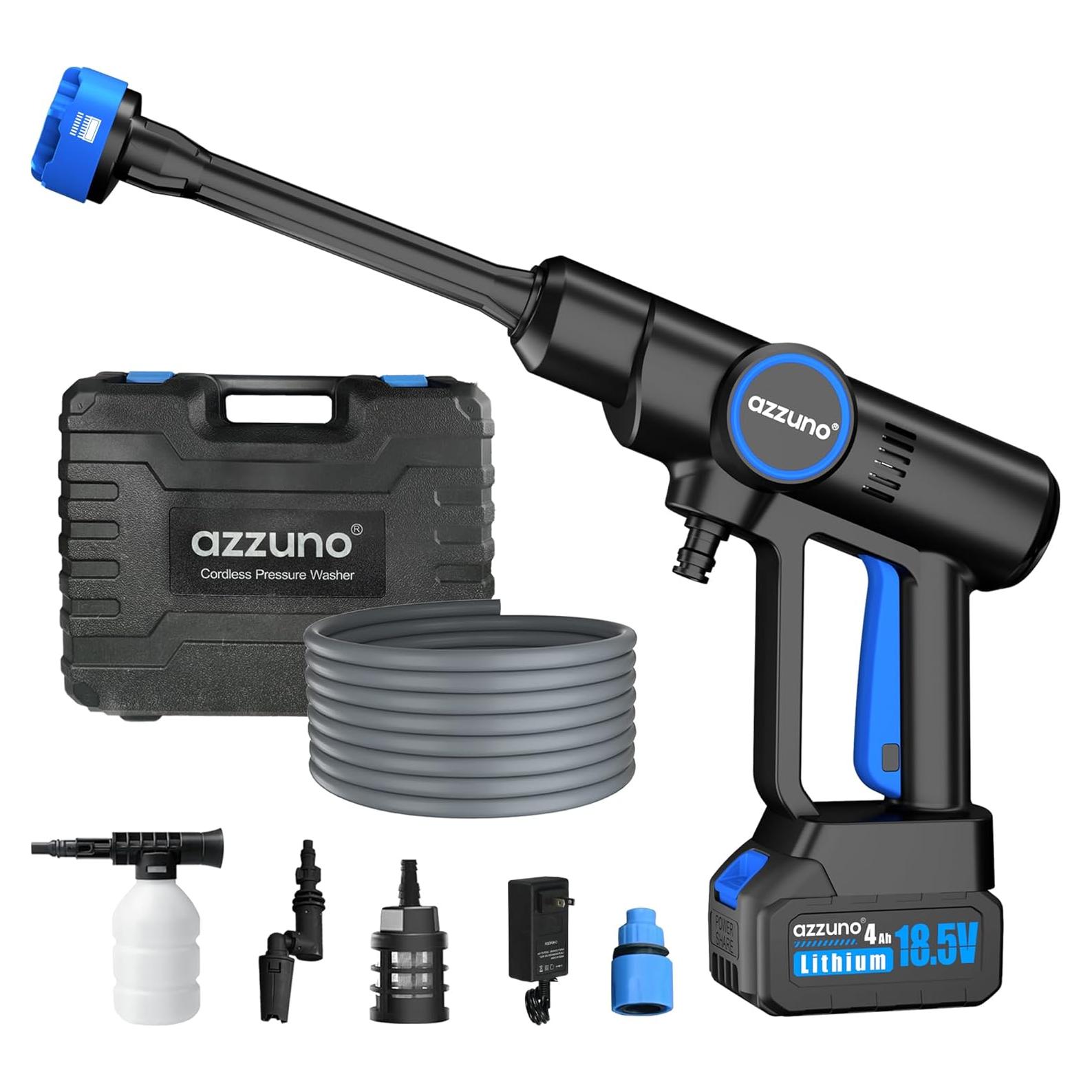 Lavadora a Presión Sin Cable AZZUNO 850 PSI Portátil 4000mAh