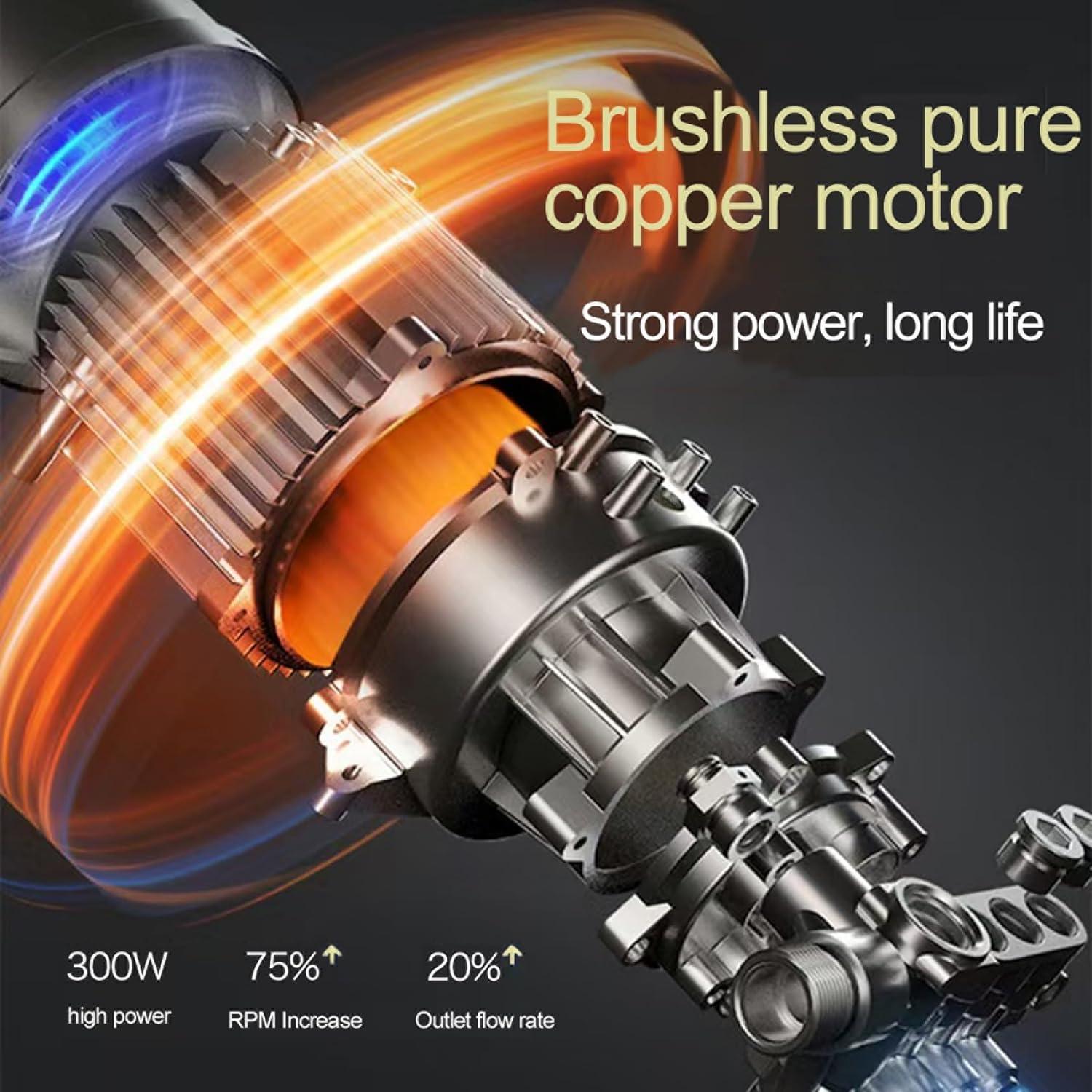 Lavadora a Presión Inalámbrica YYHZZK 980 PSI 2 Baterías 4.0Ah