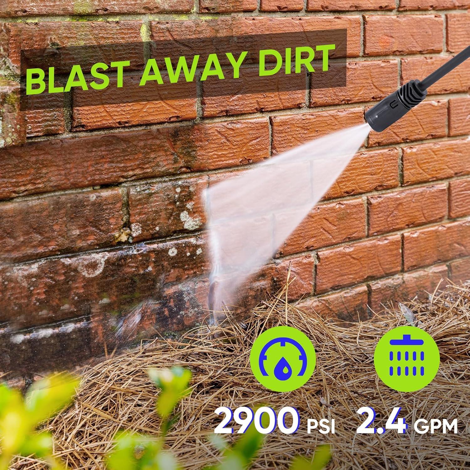 Lavadora a Presión Steelite AZ6004 2900 PSI con Manguera 6.1m