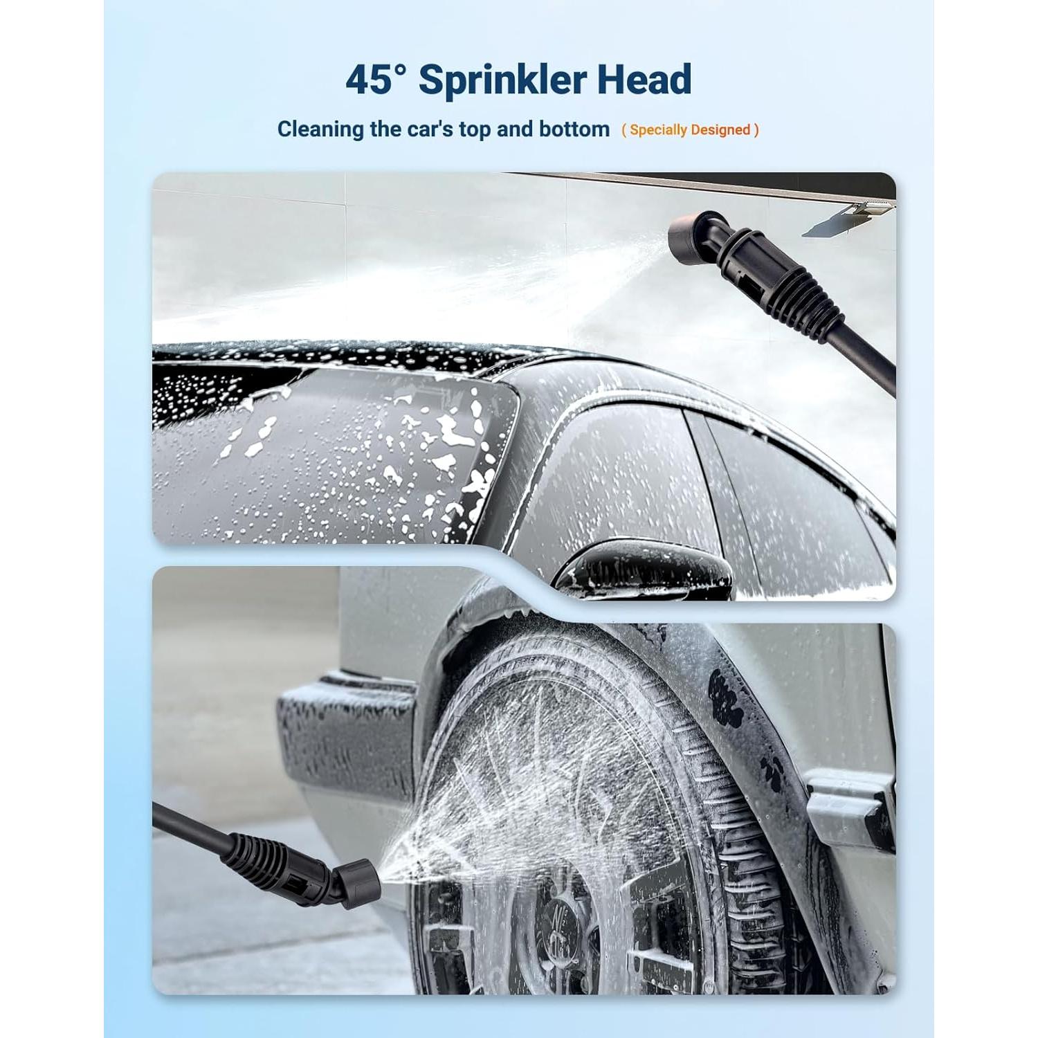 Lavadora a Presión Inalámbrica SEALIGHT 970 PSI 6-en-1