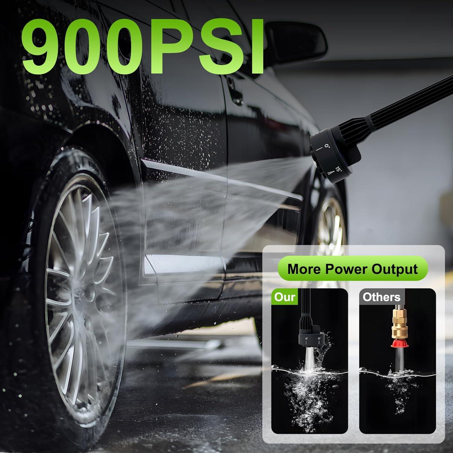 Lavadora a Presión Inalámbrica Blusoke 3.0Ah 6-en-1 Verde