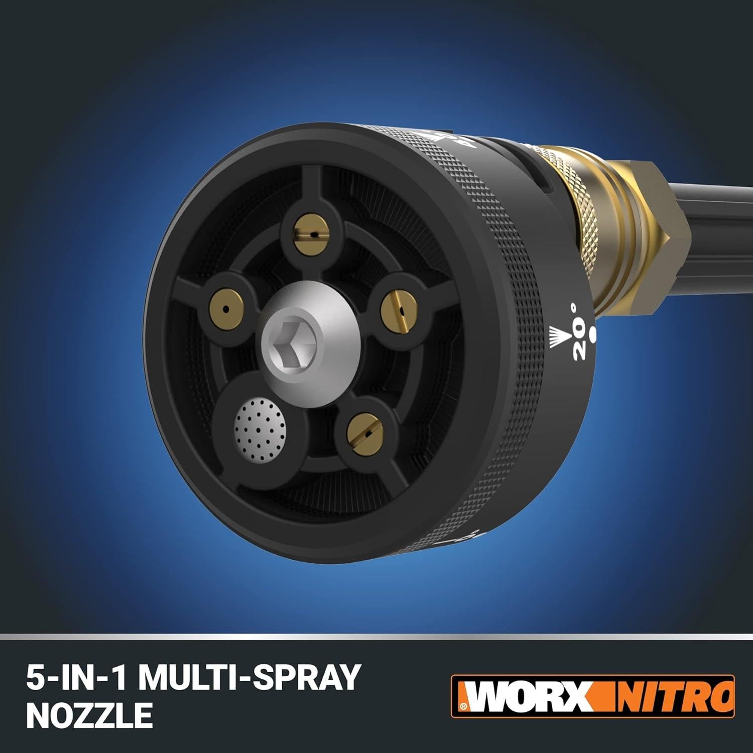 Lavadora de Presión Portátil Worx Nitro 20V 710 PSI
