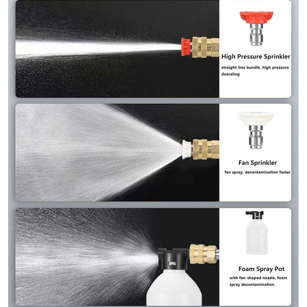 Lavadora a Presión Inalámbrica Blusonno 30Bar Batería 1.5kg