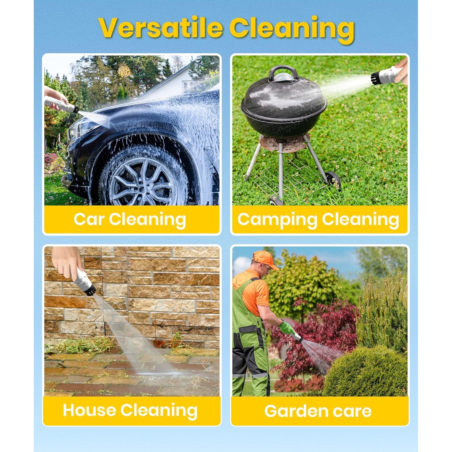 Lavadora a Presión Inalámbrica NCOEN 12L Plegable 35 Min