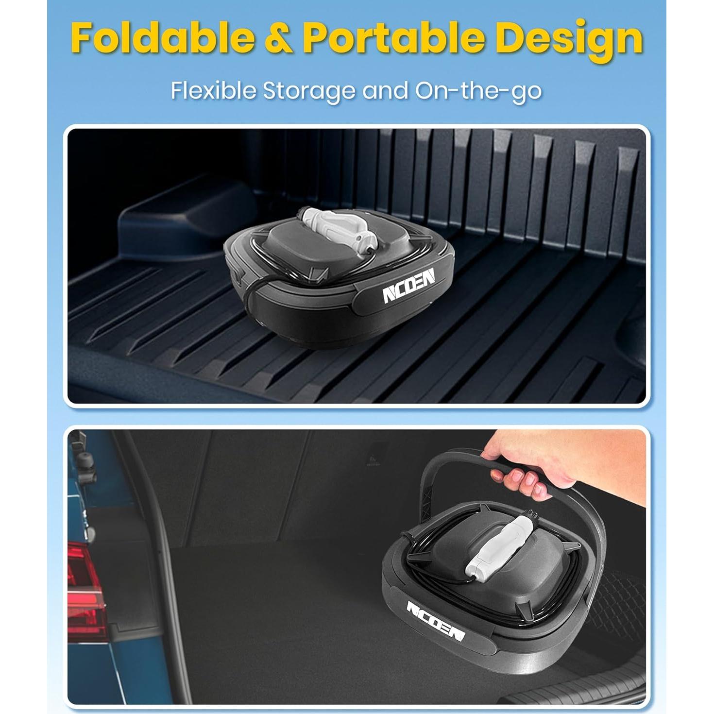 Lavadora a Presión Inalámbrica NCOEN 12L Plegable 35 Min